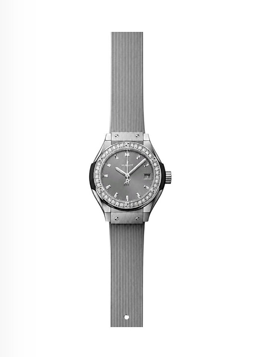 Hublot Classic Fusion Titanium Diamonds 29mm | هوبلو كلاسيك فيوجن تيتانيوم بالماس 29 ملم