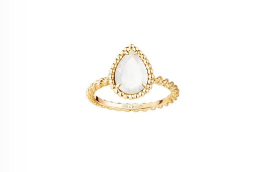 Boucheron Serpent Bohème Ring S Motif Mother of Pearl | بوشرون خاتم سيربان بوهيم موتيف S صدف