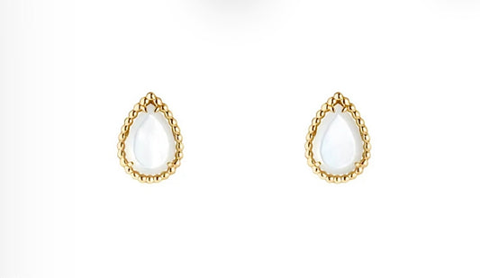 Boucheron Serpent Bohème Motif Earrings Mother of Pearl | بوشرون أقراط سيربان بوهيم موتيف صدف