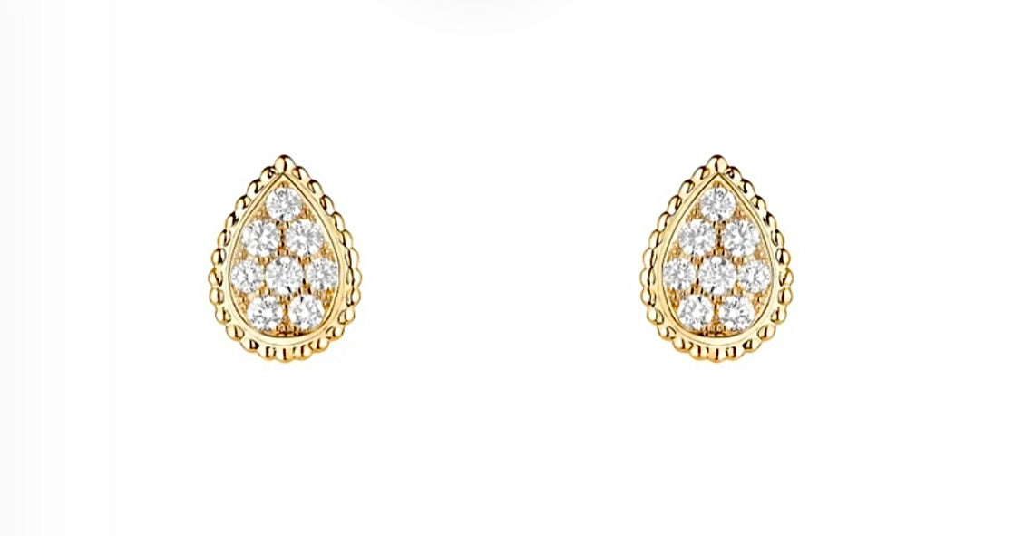 Boucheron Serpent Bohème Motif Earrings Diamond | بوشرون أقراط سيربان بوهيم موتيف الماس