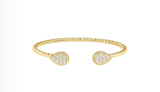 Boucheron Bangle Serpent Bohème Diamond Double Motif | بوشرون إسوارة بانغل سيربان بوهيم الماس موتيف مزدوج