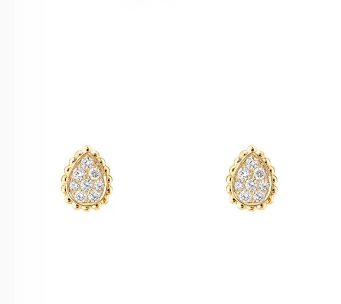 Boucheron Serpent Bohème Mini Motif Earrings Diamond | بوشرون أقراط سيربان بوهيم ميني موتيف الماس