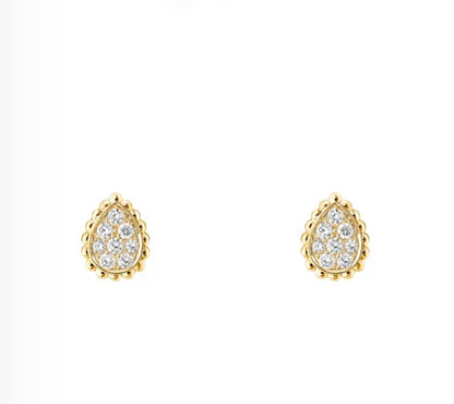 Boucheron Serpent Bohème Mini Motif Earrings Diamond | بوشرون أقراط سيربان بوهيم ميني موتيف الماس