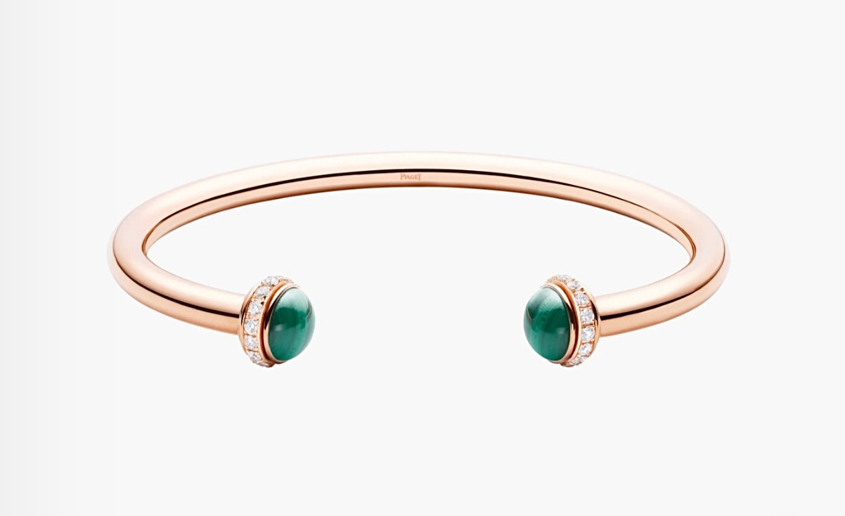 Piaget Possession Open Bangle Malachite | بياجيه إسوارة بوسيشن المفتوحة مالاكيت