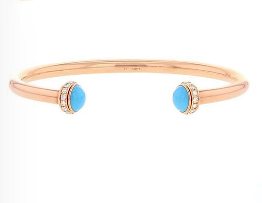 Piaget Possession Open Bangle Turquoise | بياجيه إسوارة بوسيشن المفتوحة فيروز