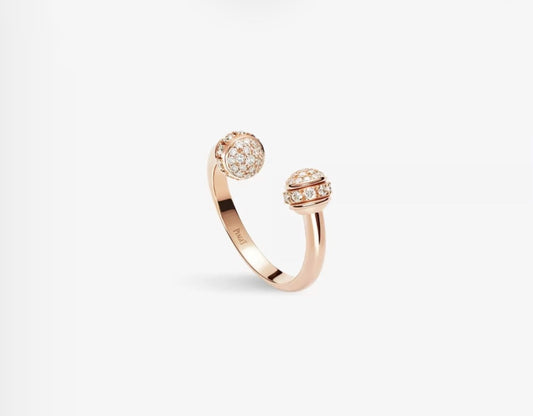 Piaget Possession Open Ring Diamond Rose Gold | بياجيه خاتم بوسيشن المفتوح الماس ذهب وردي
