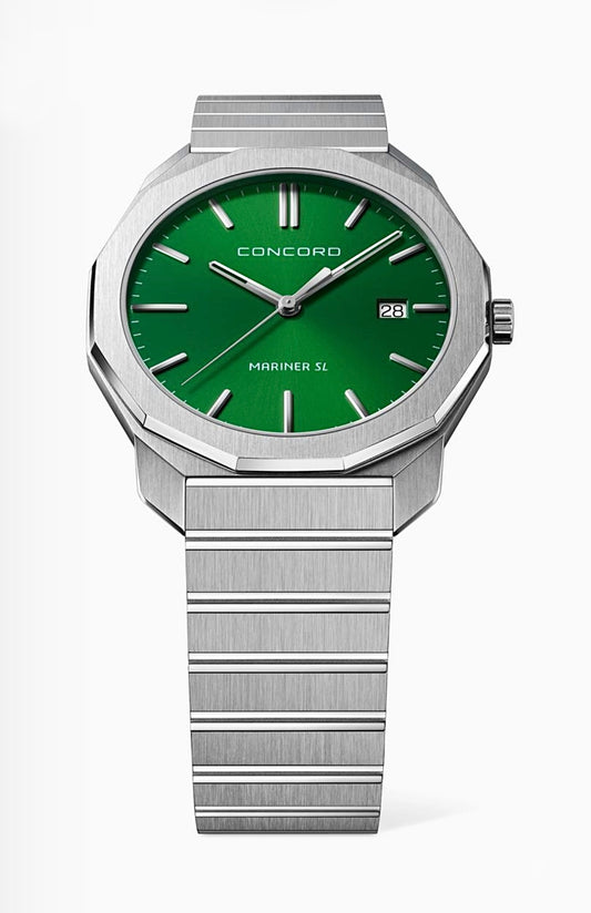 CONCORD Mariner SL Quartz Watch 40mm – Green Dial | ساعة كونكورد مارينر SL كوارتز 40 ملم