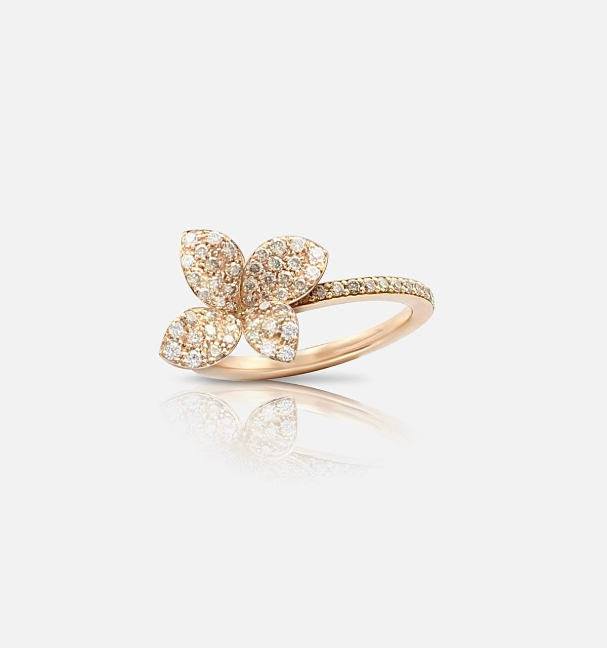 Pasquale Bruni – Flower Diamond Ring in Rose Gold | خاتم زهرة الماس باسكوالي بروني